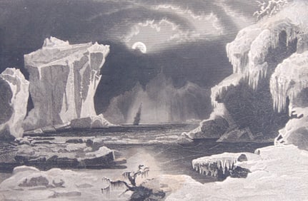 A Frozen World - Mezzotint
