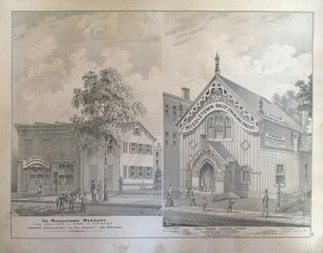 Middletown NY Newspaper Offices 19th Century