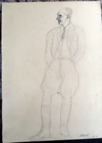 Alan Howard (1923 - 2008) Standing Gentleman