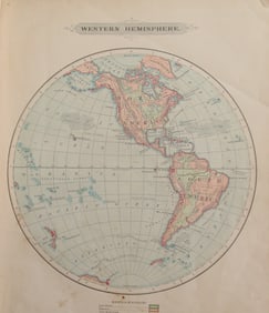 Map of the Western Hemisphere