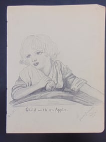 Child With An Apple