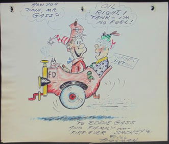 Original Smokey Stover illustration by Bill Holman
