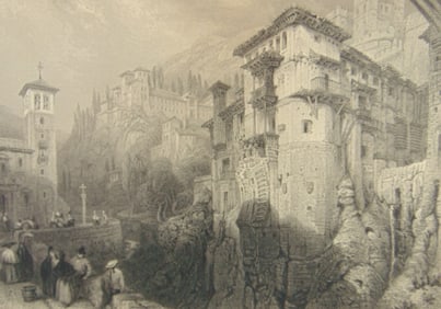 Old Bridge Across the Darro - David Roberts