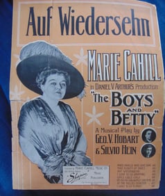 Auf Wiedersehn - Marie Cahill - The Boys & Betty