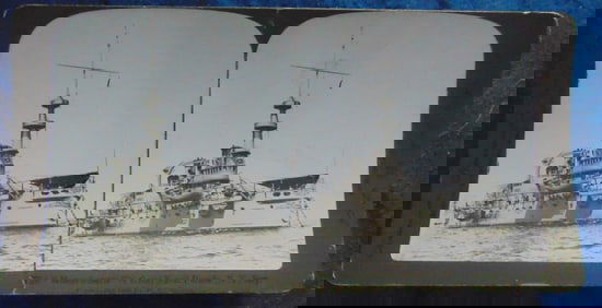 Battleship Massachusetts in Great Naval Parade