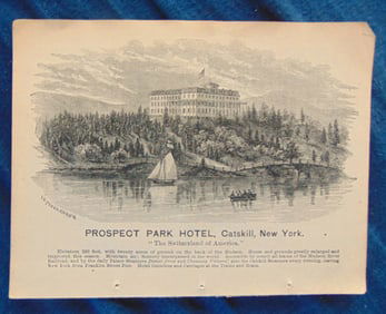 Prospect Park Hotel - Catskill New York 1875