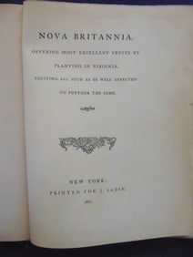 Nova Britannia - Planting Fruits In Virginia