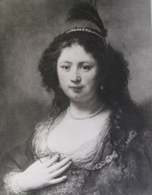 Portrait of a Lady - Rembrandt Van Rijn