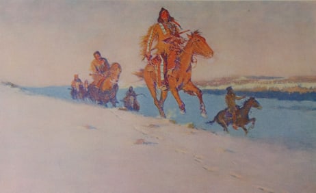 Remington - The Snow Trail 1909