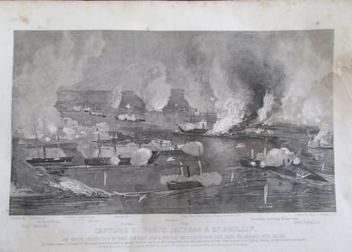 Capture of Forts Jackson & St Phillip  [Civil War]