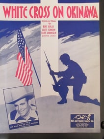 White Cross on Okinawa World War II Sheet Music