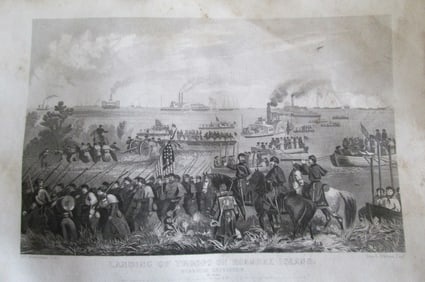 Landing Troops Roanoke Island [Civil War]