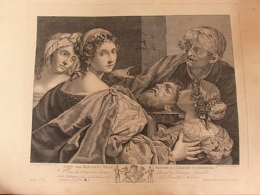 John the Baptist's Head - 1767 - Old Master