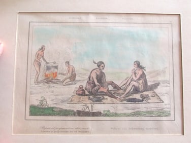 American Indians - Early Engraving