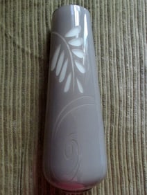 Modernist Gray Cased Glass Vase