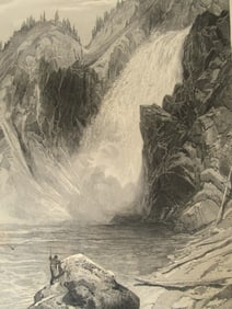 The Upper Yellowstone Falls 1873