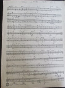 Lot of Three Original Music Compositions