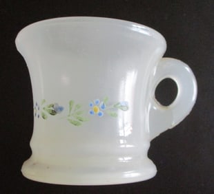 Rare Clambroth Opaline Shaving Mug