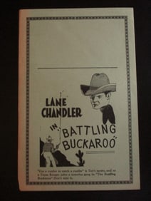 Battling Buckaroo Talkie Broadside