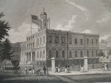 City Hall, New York City Circa 1830