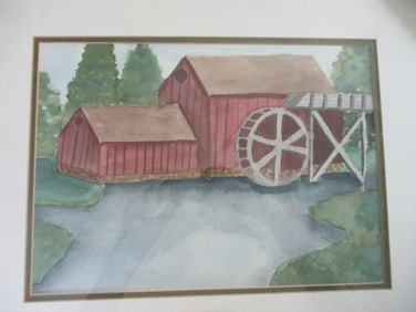 Naive Watermill - American School