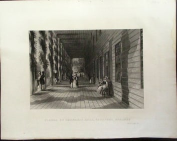 Piazza of Congress Hall - Saratoga Springs