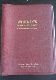 Whitney's Farm Seed Guide Catalogue
