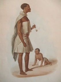 Woman & Child of the Bushman Race 1855