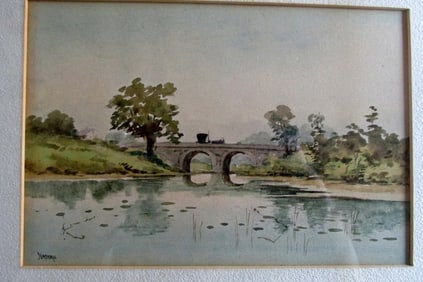 Nadeau (19th Century Boston) Watercolor