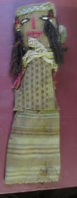 Chancay Textile Clothed Doll with Child