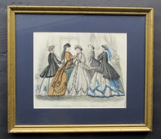 Godey's Fashions for March 1866