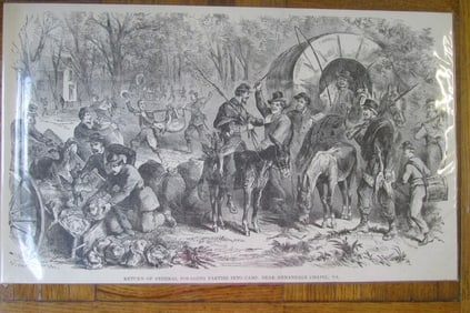 Return of Federal Foraging Parties - Civil War