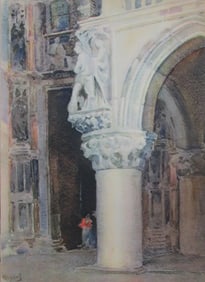 Entrance To the Ducal Palace - Pierre Vignal