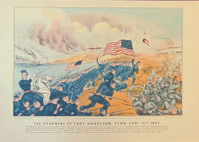 The Storming of Fort Donelson, Tennessee Feb 1862