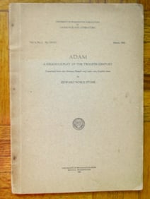 Adam ~ Religious Play of the Twelfth Century