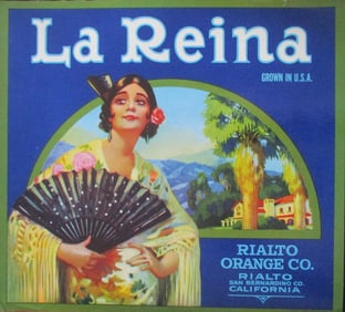 La Reina Oranges California Advertising