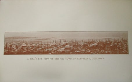 View of Oil Town of Cleveland, Oklahoma