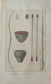 Indian Bow & Arrows Harpoon & Pot