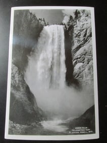 Lower Falls - Yellowstone . Albert G. Lucier