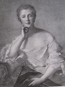 Portrait of Marquise De Pompadour