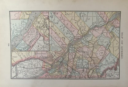 Map of Quebec - Canada