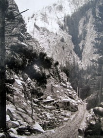 Boulder Canon - William Henry Jackson