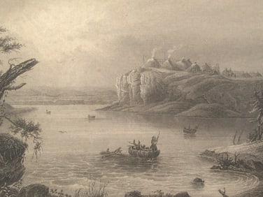 The Upper Missouri - Mandan Indian Village