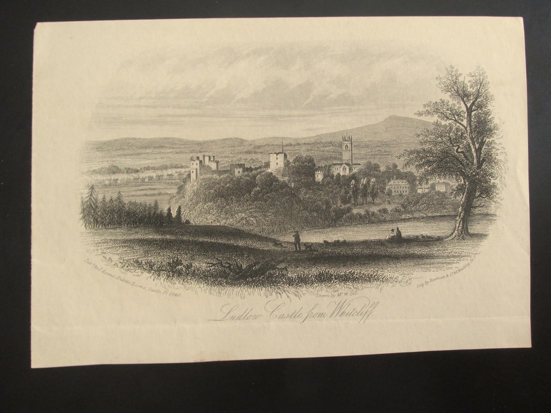 Ludlow Castle From Whitcliff - Great Britain - 2