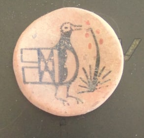 Cochiti Pueblo Indian Miniature Pottery Plate