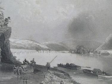 View of Susquehanna River above Owego