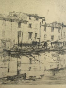 Lionel K Levy - Martiques- Etching