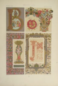 Middle Ages Design Chromolithograph