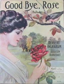 Good Bye Rose  [Sheet Music 1910]