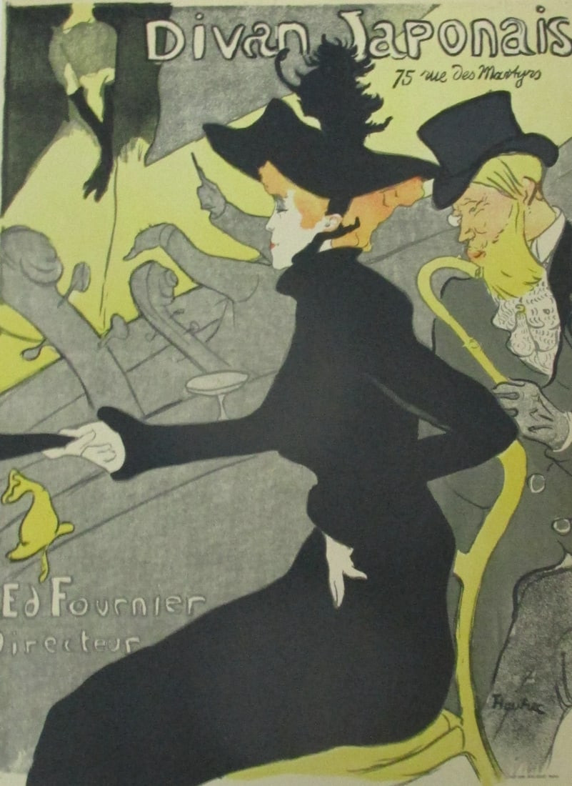 Henri de Toulouse-Lautrec - Divan Japonais (1 of 4)